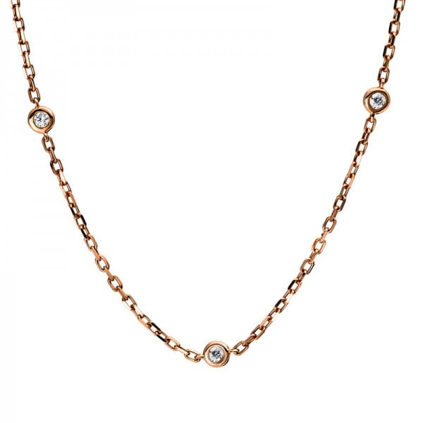 Collier 3 Zarge 0,20ct.