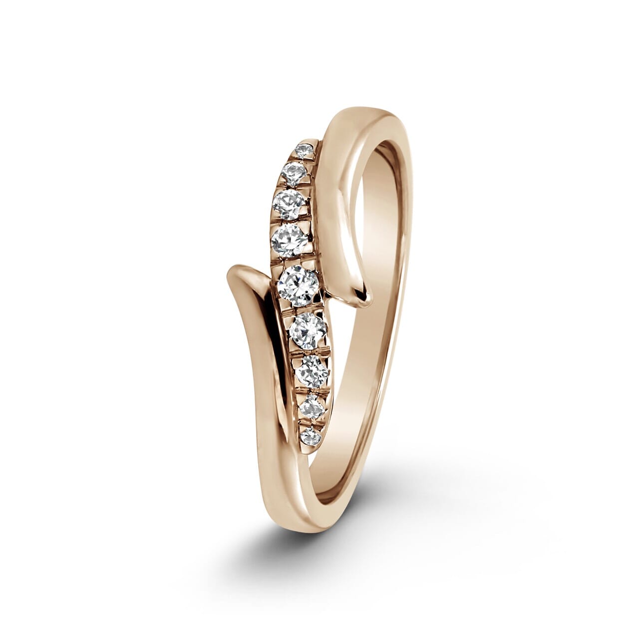 Iluminar vestir Tender Mystique 0,12 ct. Diamant Roségold Verlobungsring | 21DIAMONDS