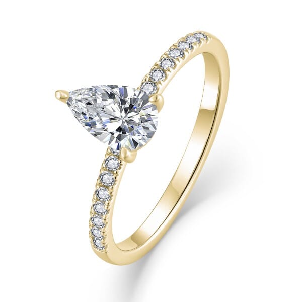 Pear Pave 1,16 ct. Lab Grown