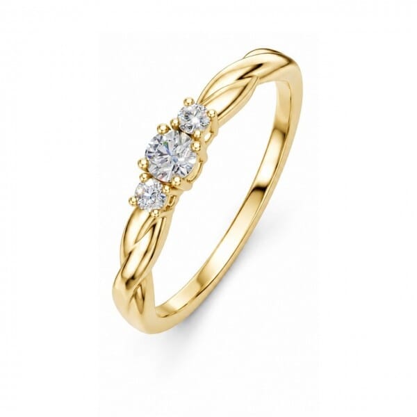 Kordel Trio 0,15 ct. Lab Grown
